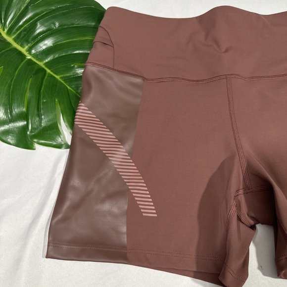 NWT $69 Athleta‎ x Allyson Felix [ 1X ] Legend Shortie Shorts Hearth Rose - Picture 4 of 15